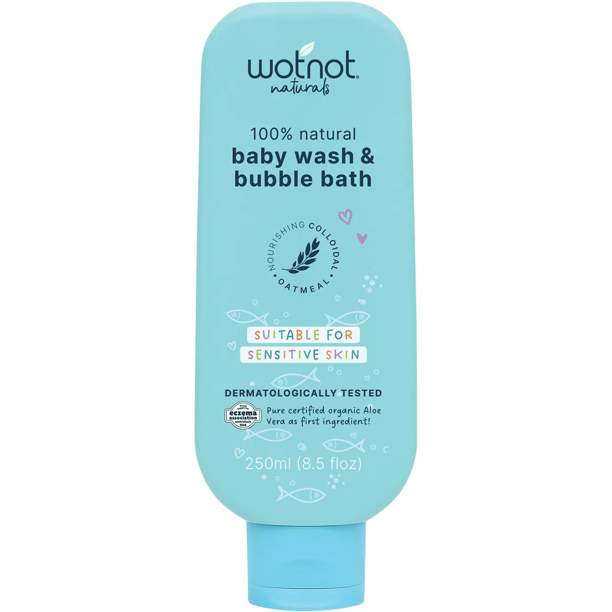 WOTNOT Baby Wash & Bubble Bath Suitable For Sensitive Skin 250ml