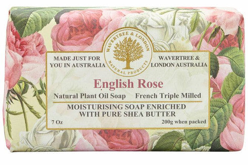 Wavertree & London Soap Bar English Rose 200g