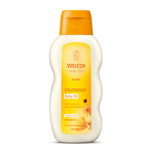 Weleda Calendula Baby Oil Fragrance Free 200ml