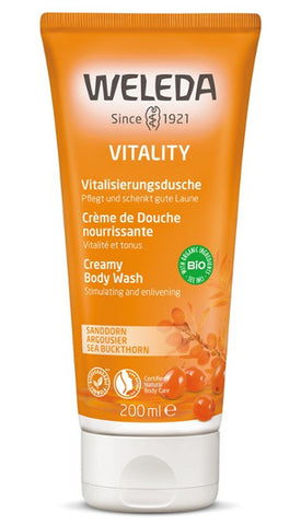Weleda Vitality Body Wash Sea Buckthorn 200ml