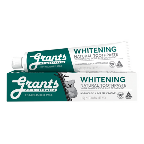 Grants of Australia Whitening with Spearmint Natural Toothpaste 110g