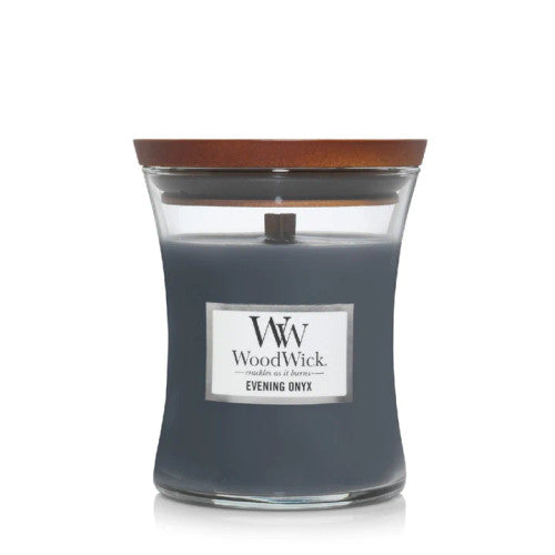 WoodWick Evening Onyx Medium Candle