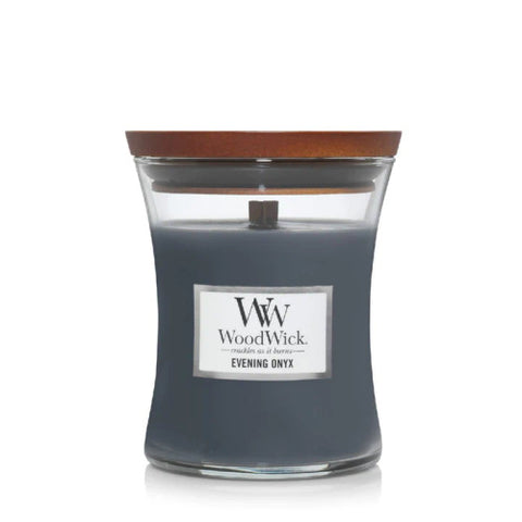 WoodWick Evening Onyx Medium Candle