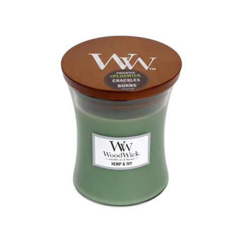 WoodWick Hemp & Ivy Medium Candle