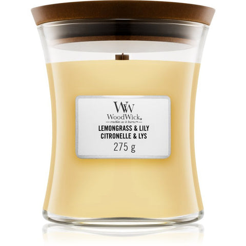 WoodWick Lemongrass & Lily Medium Candle
