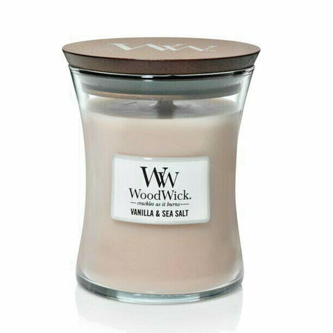 WoodWick Vanilla & Sea Salt Medium Candle