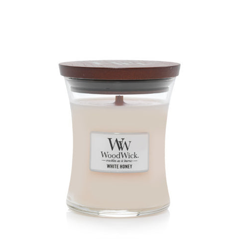 WoodWick White Honey Medium Candle