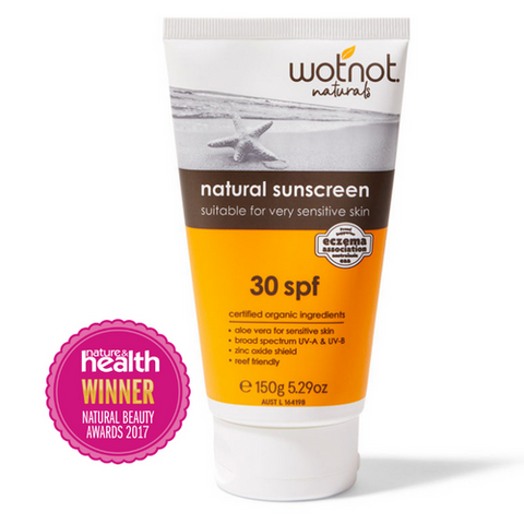 WotNot Naturals SPF30 Natural Sunscreen 150g