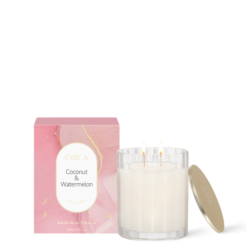 Circa Home Coconut & Watermelon Soy Candle 350g