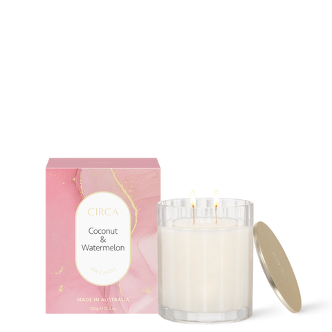 Circa Home Coconut & Watermelon Soy Candle 350g