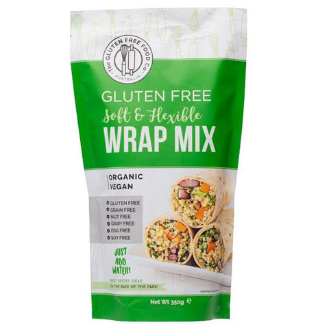 THE GLUTEN FREE FOOD CO Soft & Flexible Wrap Mix 350g