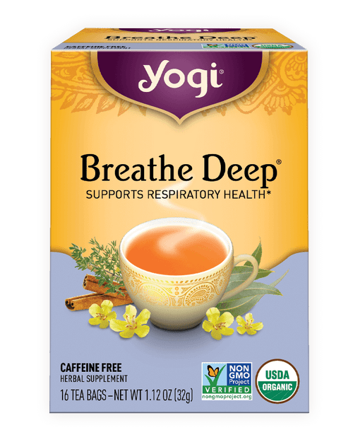 Yogi Breathe Deep Herbal Tea 16 Tea Bags