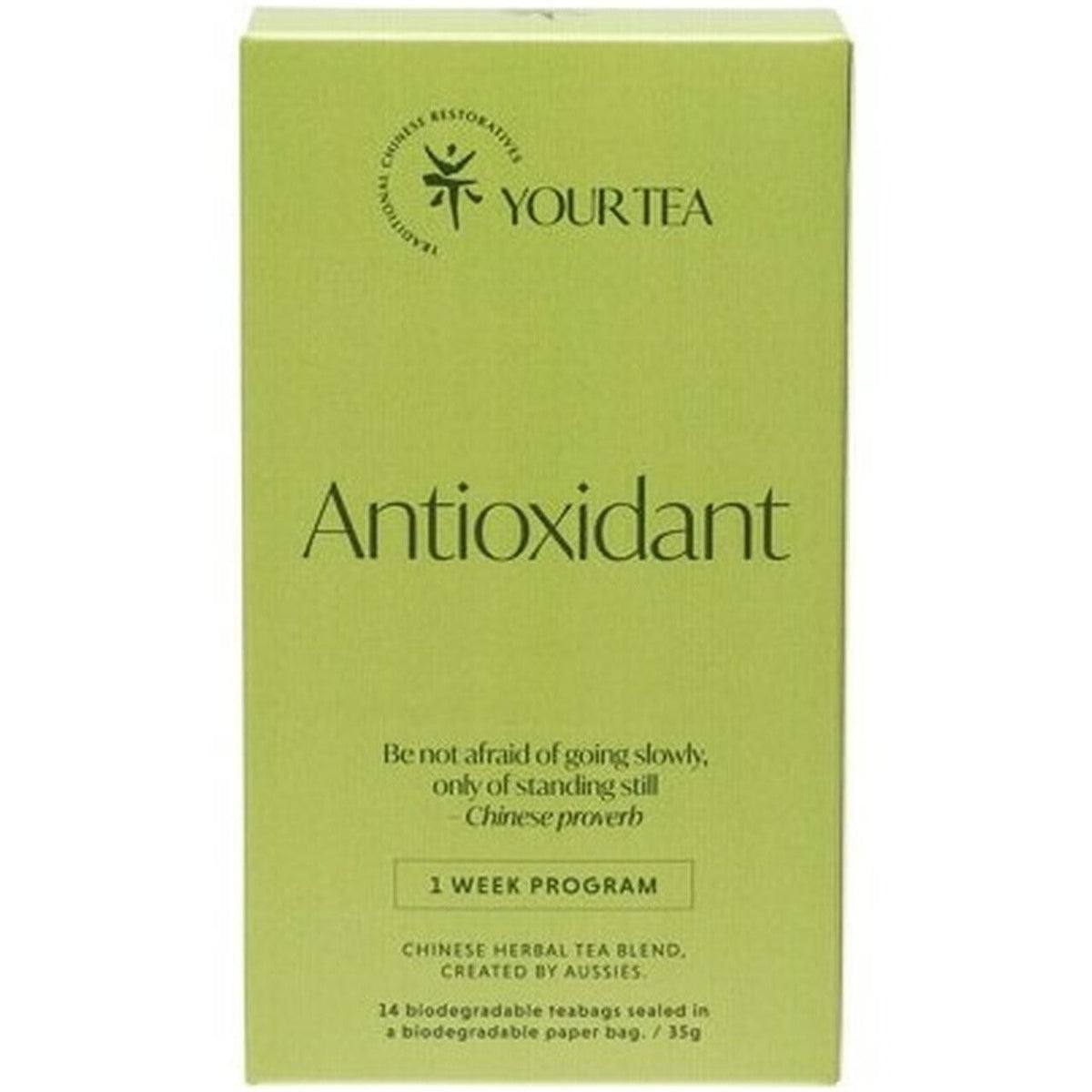 YOUR TEA Chinese Herbal Blend - Tea Bags 1 Week Program - Antioxidant 14