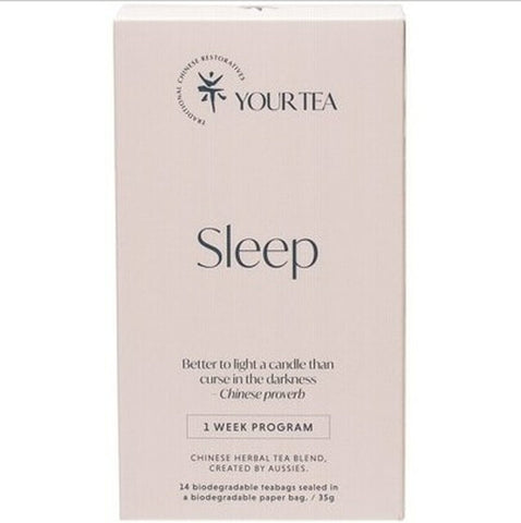 YOUR TEA Chinese Herbal Blend - Tea Bags 1 Week Program - Sleep 14