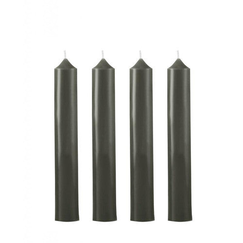 Domaine Lumiere Dinner Candle 7 Hrs Zinc Grey