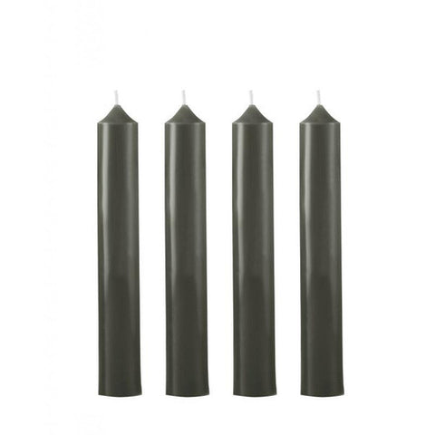 Domaine Lumiere Dinner Candle 7 Hrs Zinc Grey
