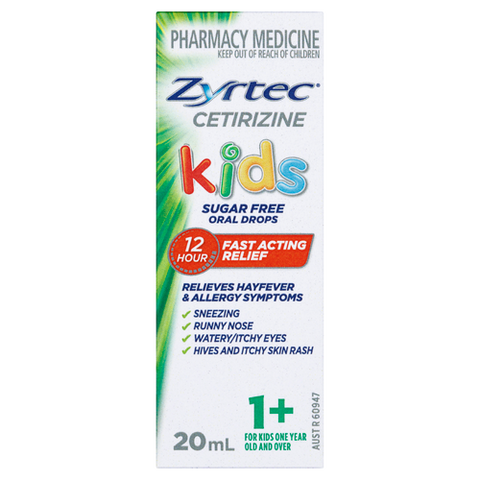 Zyrtec Kids Allergy & Hayfever Oral Drops 20ml