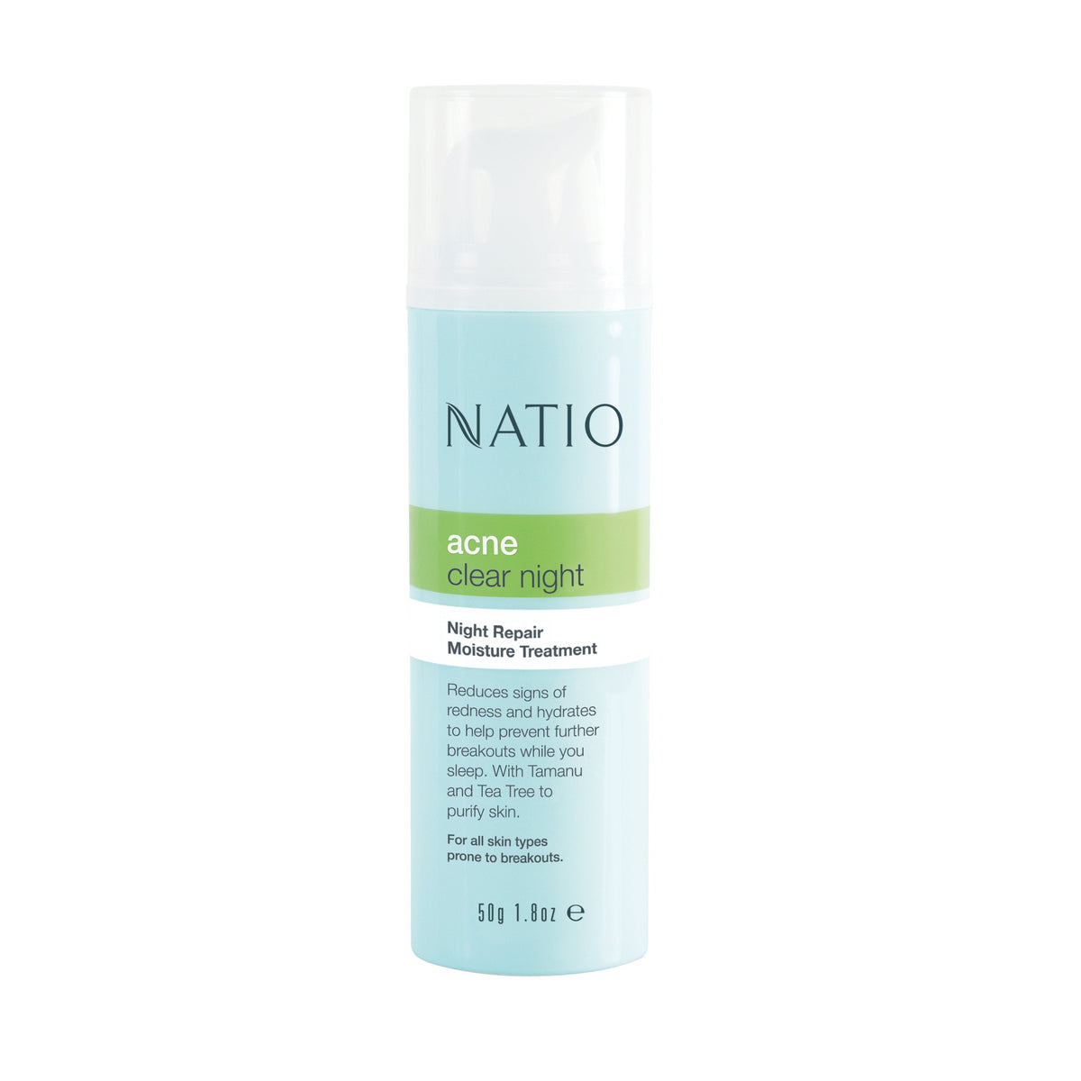 Natio Acne Night Repair Moisture Treatment 50g