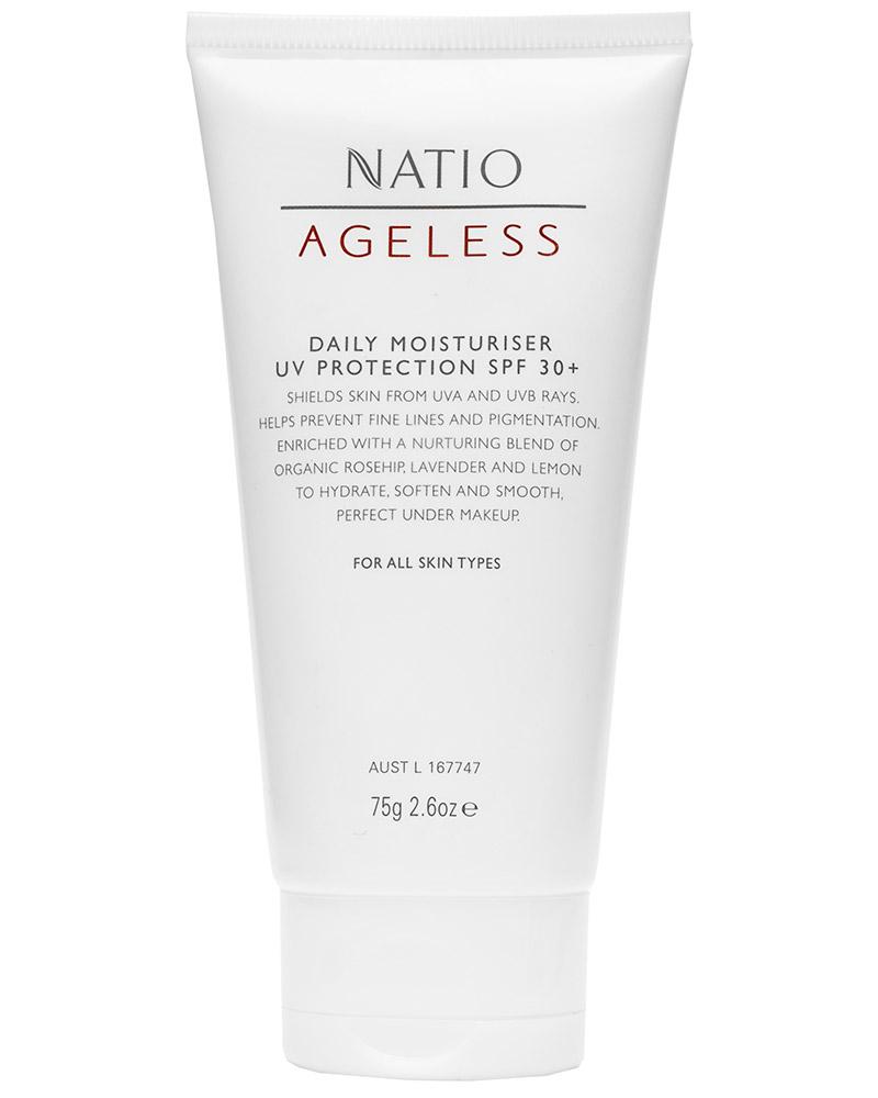 Natio Ageless Daily Moisturiser UV Protection SPF 30+  75g