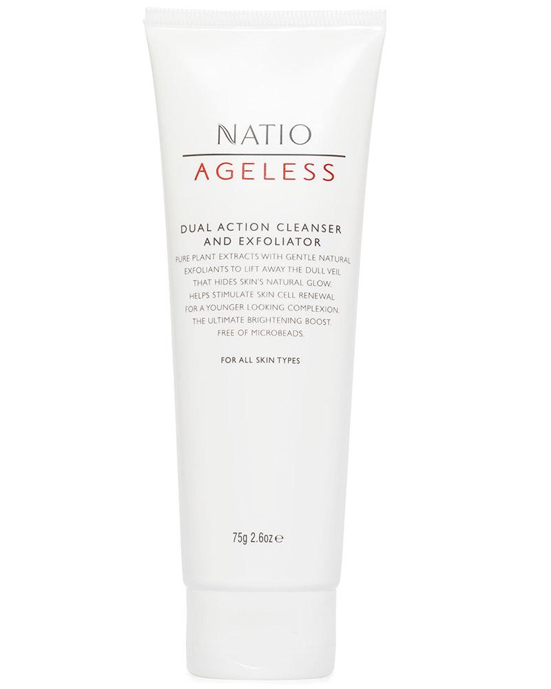 Natio Ageless Dual Action Cleanser and Exfoliator 75g