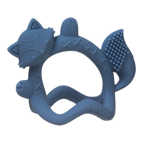b.box Wrist Teether Fox Lullaby Blue