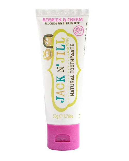 Jack N Jill Natural Toothpaste Berries & Cream 50g