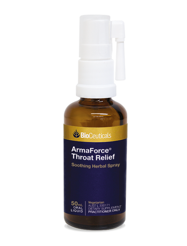 BioCeuticals ArmaForce Throat Relief Soothing Herbal Spray 50mL