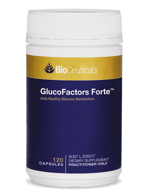 BioCeuticals GlucoFactors Forte 120 Capsules