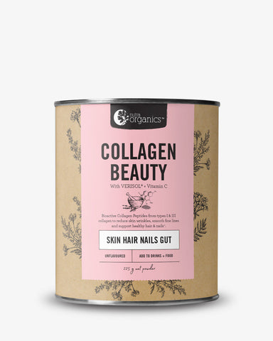 Nutra Organics Collagen Beauty With Verisol + C Unflavoured 225g