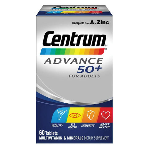 Centrum Advance 50+ For Adults 60 Tablets