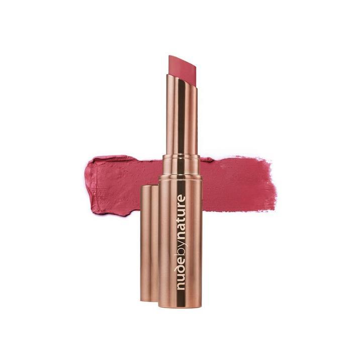 Nude By Nature Matte Lipstick 07 Red Blossom