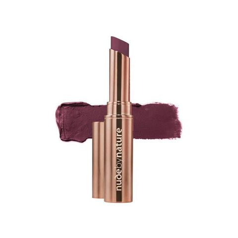 Nude By Nature Matte Lipstick 10 Aubergine