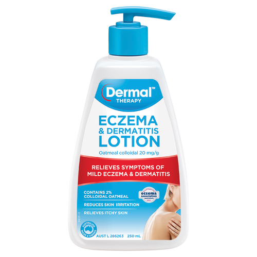 Eczema Moisturising Lotion 250mL Front of Packaging