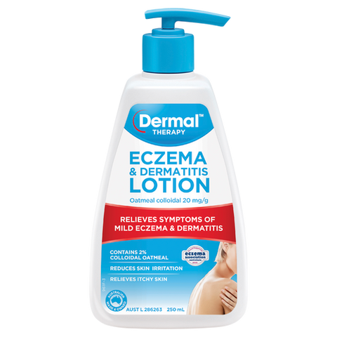 Eczema Moisturising Lotion 250mL Front of Packaging