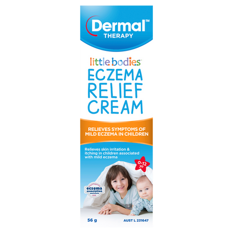 Little Bodies Eczema Relief Cream 56g Front of Packaging