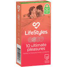 Lifestyles Ultimate Pleasures Condoms 10PK