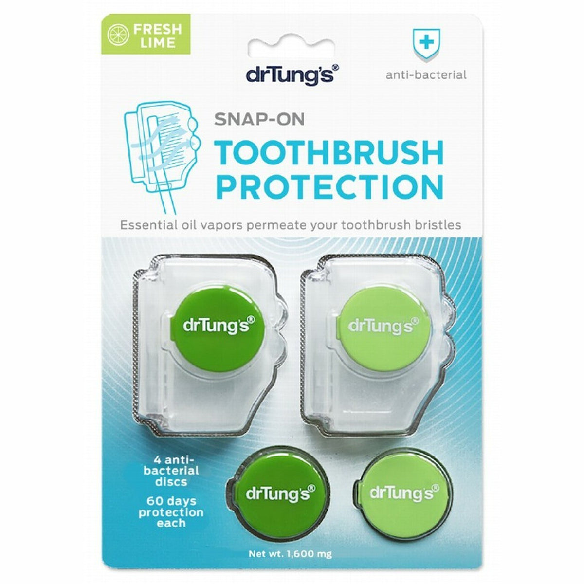 DR TUNG'S Toothbrush Protection Includes 2 Refills 2