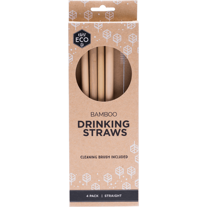 EVER ECO Bamboo Straws - Straight 4