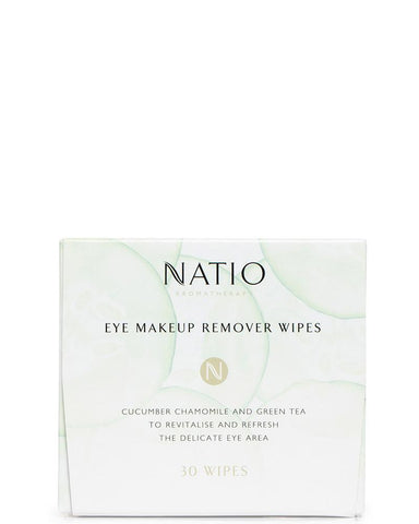 Natio Eye Makeup Remover Wipes 30 Wipes