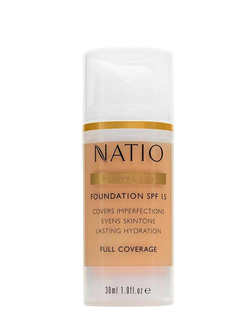 Natio Flawless Foundation SPF 15 Medium 30ml