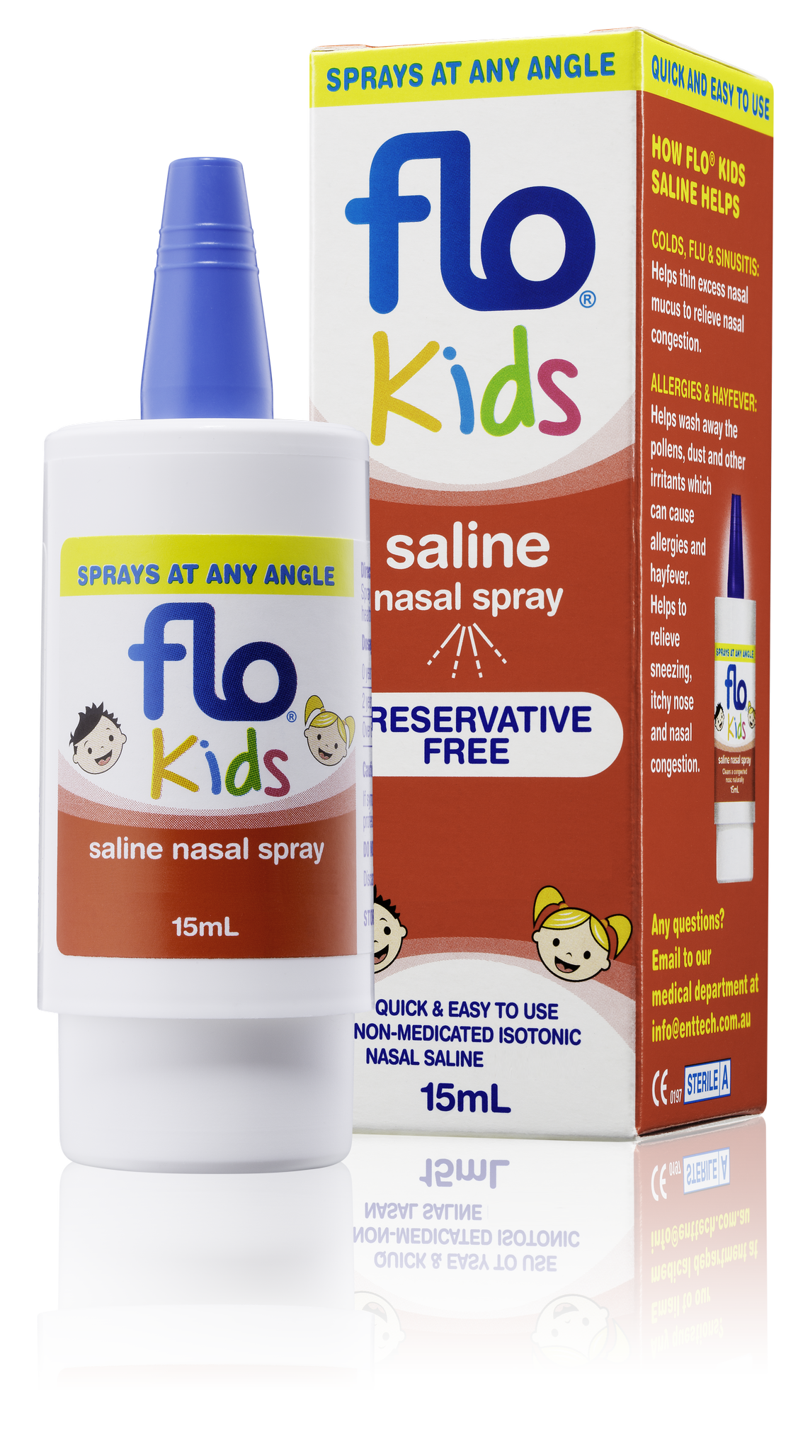 Flo Kids Saline Nasal Spray 15mL