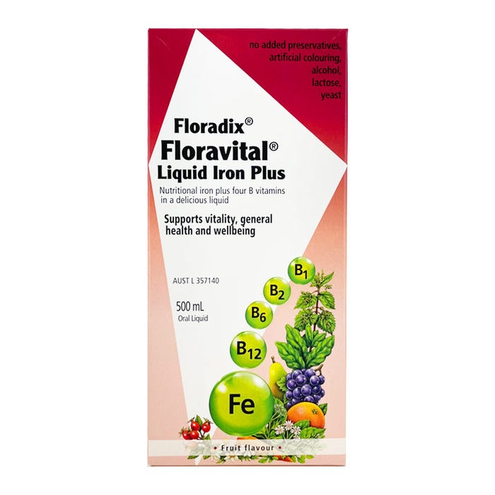 Floradix Floravital Liquid Iron Plus 500mL