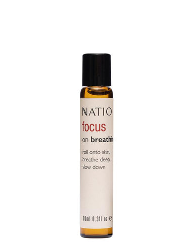 Natio Focus On Breathing Pure Essential Oil Blend Roll-On 10ml