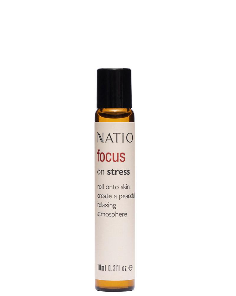 Natio Focus On Stress Pure Essential Oil Blend Roll-On 10ml