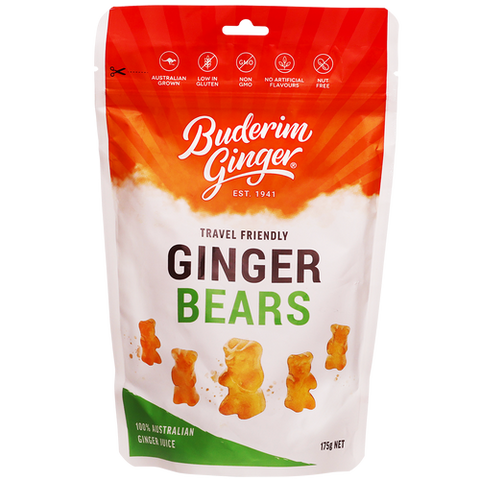 Buderim Ginger Ginger Bears 175g