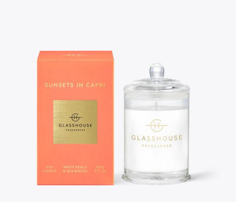 Glasshouse Fragrances Sunsets in Capri Candle 60g