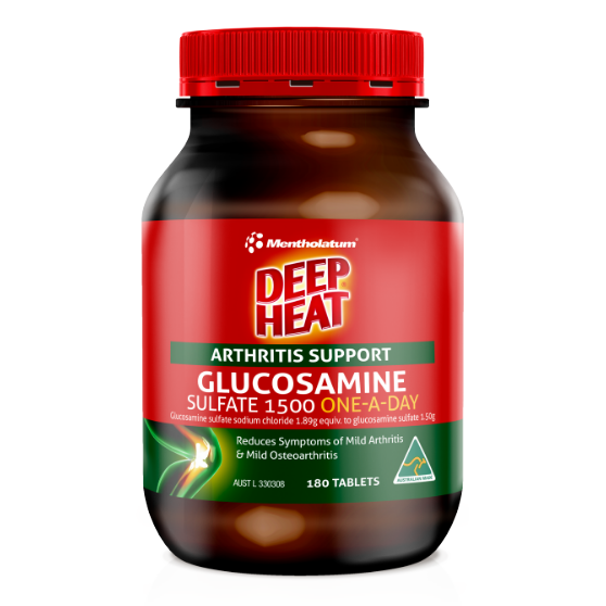 Deep Heat Glucosamine 1500 1-A-Day 180 Tablets