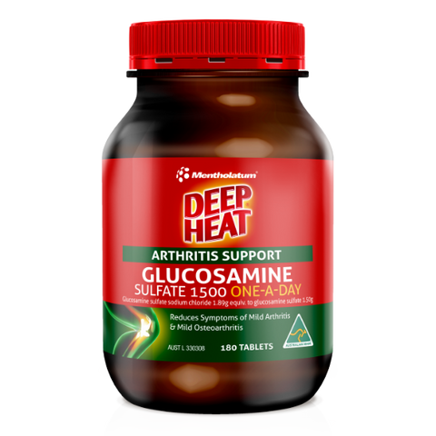 Deep Heat Glucosamine 1500 1-A-Day 180 Tablets