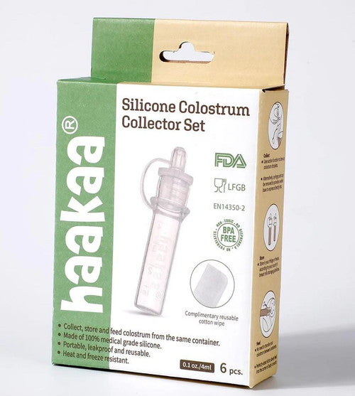 Haakaa Silicone Colostrum Collector Set 4ml 6 Pack
