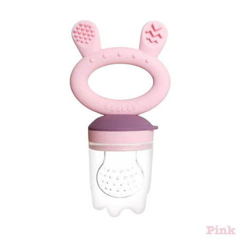 Haakaa Fresh Food Feeder & Cover - Pink